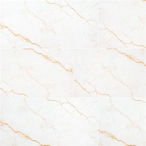 Amari Gold 24 in. x 48 in. Polished Porcelain Floor。